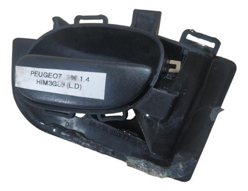 Maçaneta Interna Porta Direita Peugeot 206 - Imagem 4