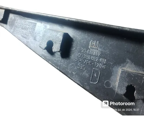 Acabamento Porta Traseira Direita Gm Corsa 1996 Traseira Direita Preto - Imagem 6