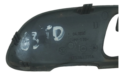 Moldura Maçaneta Porta Direita Vw Gol Saveiro Parati G2 Dianteira - Imagem 5