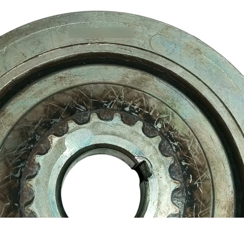 Polia Virabrequim Citroen C4 Pallas 09 A 12 9641741980 - Imagem 2