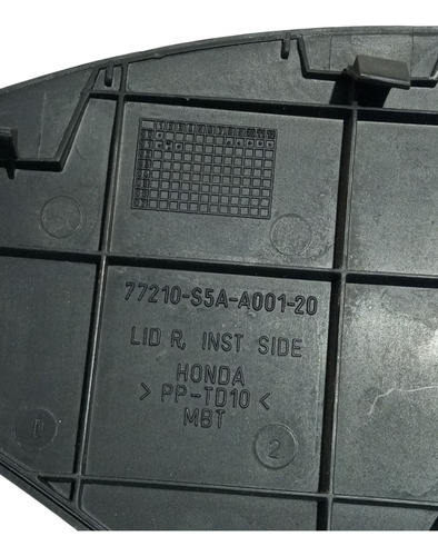 Acabamento Lateral Direit Civic 01/06 77210s5aa00120 Detalhe Preto - Imagem 6