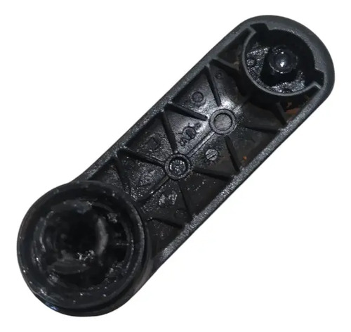 Manivela Vidro Porta Clio Logan 2000 A 2006 Preto - Imagem 4