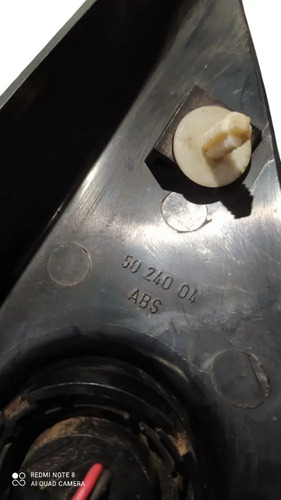 Acabamento Interno Retrovisor Direito Fiat Tempra 92/97  Preto - Imagem 5