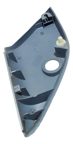 Moldura Interna Retrovisor Esquerdo Ford Ka 2007/2013 Cinza