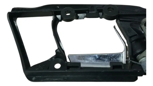 Maçaneta Interna Traseira Esquerda Vw Polo 2007 600839173 Preto Dianteira - Imagem 3