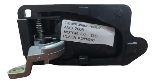 Maçaneta Interna Gatilho Porta Lado Direito Xsara Picasso Dianteira/traseira - Imagem 3