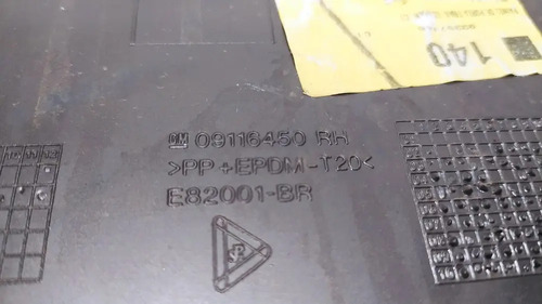 Forro Porta Corsa Montana Traseira Esquerda 2002 A 2012 - Imagem 2