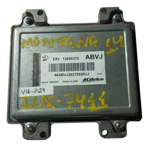 Modulo Injeção 1.4 Abvj Fl Gm Agile Montana Onix - Imagem 4