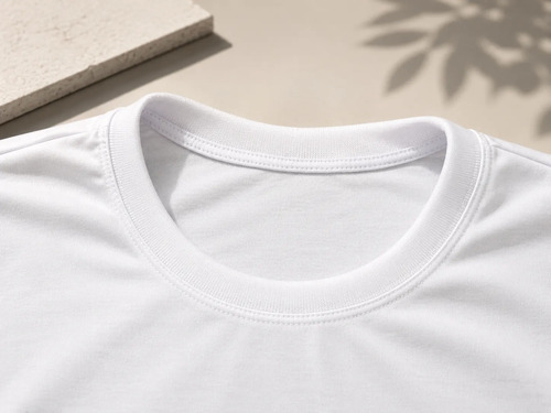 Camiseta Lisa Branca Básica Casual Academia E Dia A Dia Branco Gg - Imagem 6