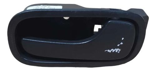 Maçaneta Interna Porta Direita Fiat Mobi Uno Fiorino 2011/14 Preto Dianteira/traseira