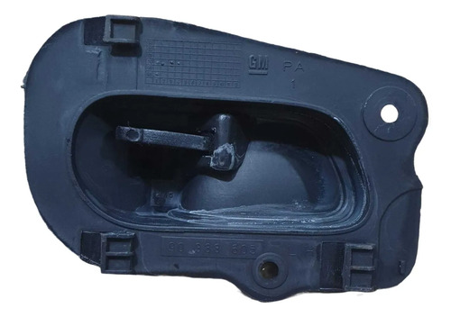 Maçaneta Interna L.e Chevrolet Corsa Celta Classic 2000/06 Preto Dianteira/traseira - Imagem 2