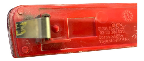 Refletor Parachoque Traseiro Renault Duster 8200384036 Vermelho - Imagem 2