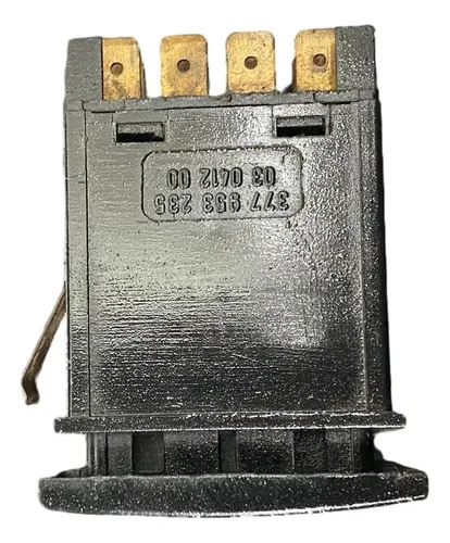 Botão Interruptor Pisca Alerta Vw Gol Saveiro Parati Oem Preto - Imagem 8