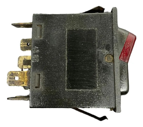 Botão Pisca Alerta Vw Gol Parati 1984 1995 Zbc953235 Oem Preto Com Vermelho - Imagem 2