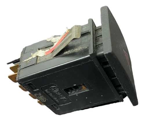 Botão Pisca Alerta Vw Gol Saveiro Parati 377953253 Preto - Imagem 4