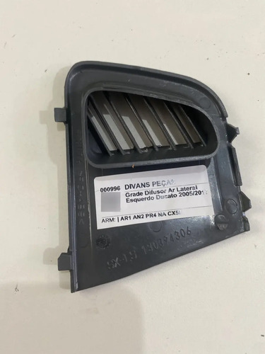 Grade Difusor Ar Lateral Esquerdo Ducato 2005/2017 - Imagem 2