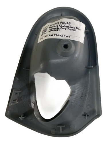 Moldura Acabamento Maçaneta Esquerda Ford Transit 2008/2013 Cinza-escuro