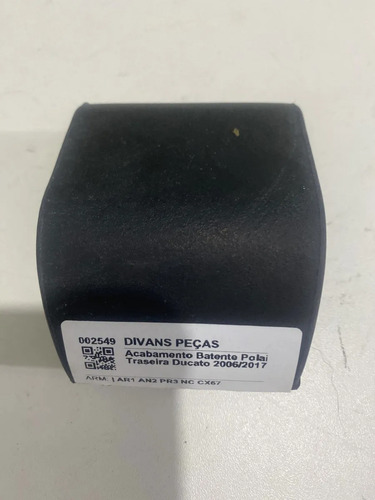 Acabamento Batente Polaina Traseira Ducato 2006/2017 - Preto Preto