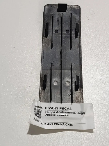 Tampa Acabamento Posterior Degrau Fiat Ducato 1998 A 2017 Cinza - Imagem 2