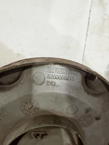 Calota Centro Roda Renault Megane 2007 Até 2012 Original Cinza - Imagem 4