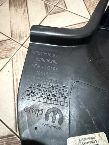 Soleira Interna Dianteira Esquerda Fiat Argo 2018 Até 2021 Preto - Imagem 4