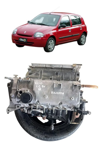 Motor Parcial Renaul clio 1.0 8v  C/Baixa e Nota Original - Imagem 3