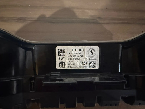 Painel De Instrumentos Fiat Argo Cronos 2018 Até 2022 Preto - Imagem 6