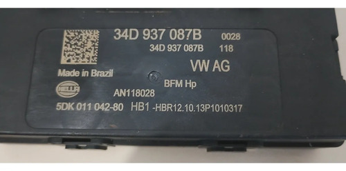 Modulo Conforto Bcm Vw Do Gol G6 Saveiro 12/16 34d 937 087b - Imagem 2