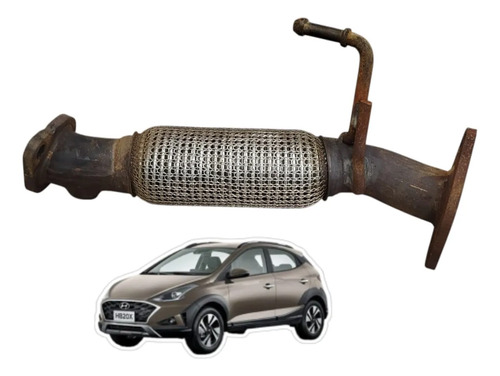 Flexivel Escapamento Hyundai Hb20 Hb20x Hb20s 1.6 2020 2022
