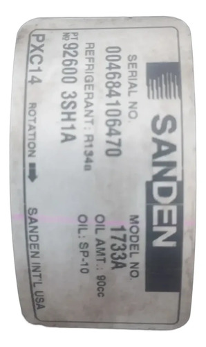 Compressor Ar Condicionado Nissan Sentra 2.0 2014 A 2020 - Imagem 3