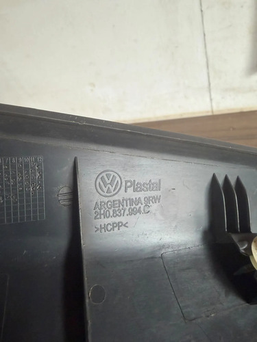 Acabamento Interno Retrovisor Direito Vw Amarok Até 2019 Preto - Imagem 4