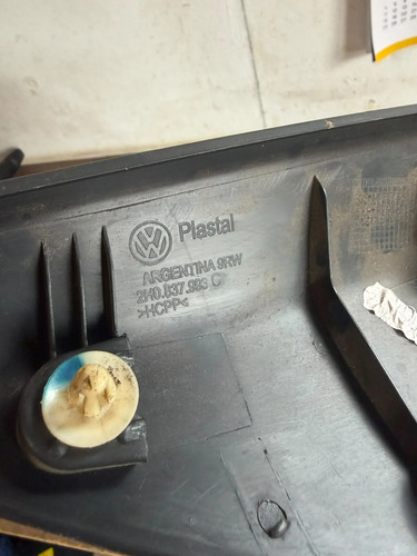 Moldura Interna Retrovisor Esquerdo Vw Amarok Até 2019 Preto - Imagem 4