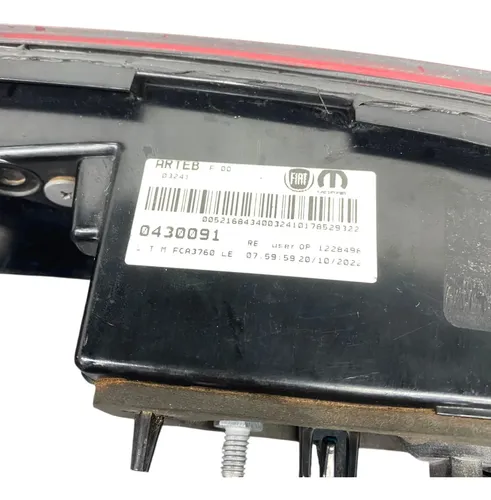 Lanterna Tampa Traseira Esquerda Fiat Fastback 2023 2025 Oem Esquerdo/motorista Vermelho - Imagem 7