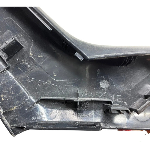 Puxador Porta Dianteira Esquerda Volkswagen T-cross 2022 Oem Preto - Imagem 5