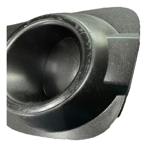 Moldura Farol Milha Esquerda Renault Kwid 2017 2021 Original Preto Esquerdo - Imagem 2