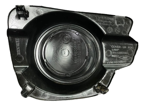 Moldura Farol Milha Esquerda Renault Kwid 2017 2021 Original Preto Esquerdo - Imagem 5