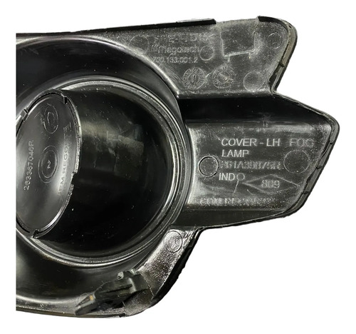 Moldura Farol Milha Esquerda Renault Kwid 2017 2021 Original Preto Esquerdo - Imagem 6
