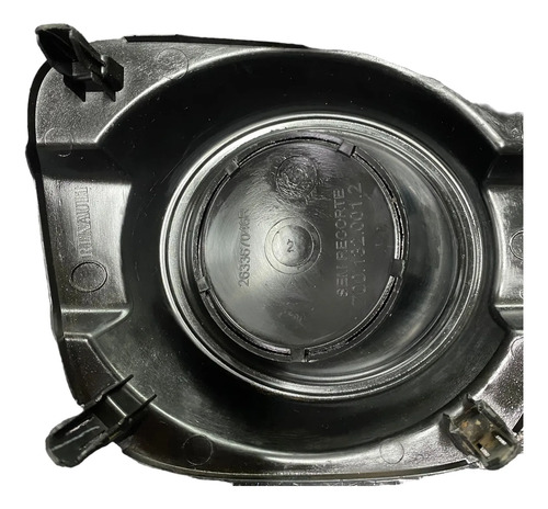 Moldura Farol Milha Esquerda Renault Kwid 2017 2021 Original Preto Esquerdo - Imagem 7