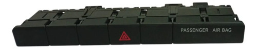 Painel De Controle Pisca-alerta Vw T-cross 22/25 Preto