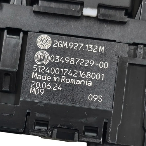 Painel De Controle Pisca-alerta Vw T-cross 22/25 Preto - Imagem 4