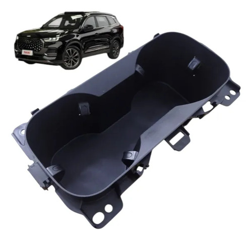 Porta Copos Console Chery Tiggo 8 Pro 2025 2026 Original Preto
