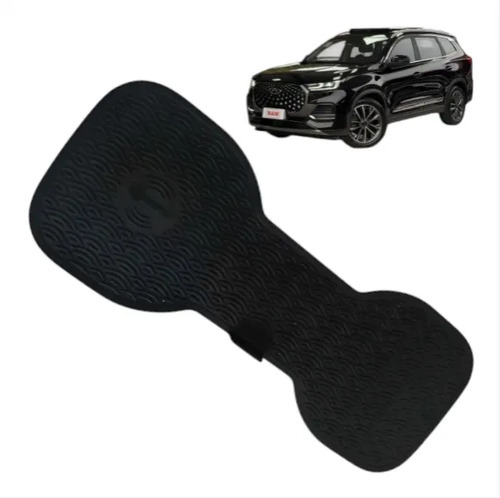 Borracha Porta Copos Console Chery Tiggo 8 Pro 2024 A 2026 Preto