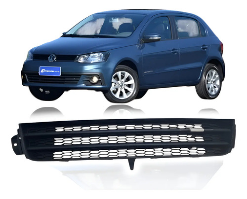 Grade Dianteira Volkswagen Gol Voyagen 11/16 5uo853677 Preto Fosco