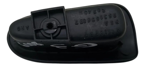 Moldura Puxador D Porta Esquerdo Traseiro Peugeot 206 02/07 Preto - Imagem 4