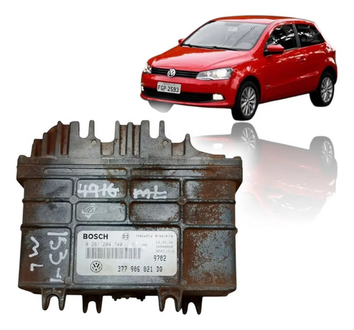 Módulo Central Injeção Volkswagen Gol 1.0 95/02 377906021 - Imagem 1