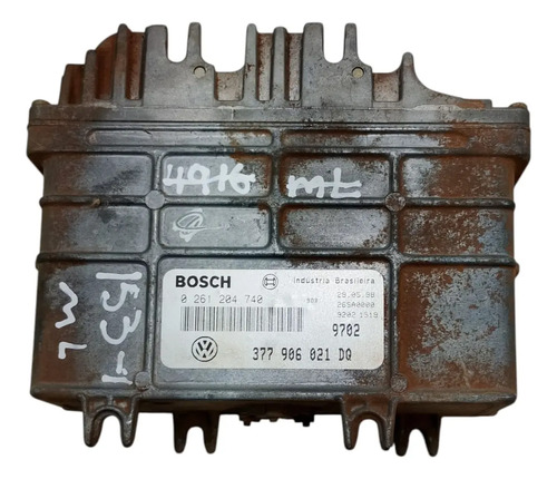 Módulo Central Injeção Volkswagen Gol 1.0 95/02 377906021 - Imagem 6