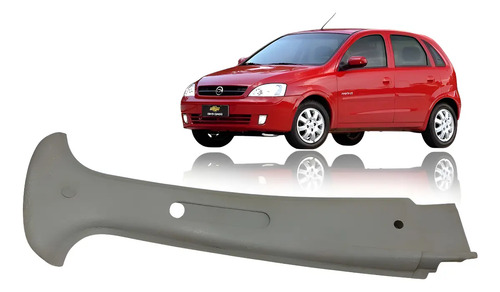 Acabamento Coluna Central Chevrolet Corsa Classic 07/09 Cinza