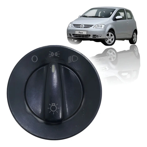 Comando Botão Chave Luz Farol Vw Gol Saveiro Fox Polo 03/12 - Imagem 1