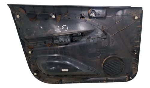 Forro Porta Dianteiro Direito Volkswaggol Voyage G5 G6 09/15 Cinza-escuro - Imagem 6