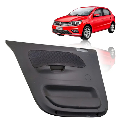 Forro Porta Traseiro Esquerdo Volkswagen Gol G5 G6 09/12 - Imagem 1